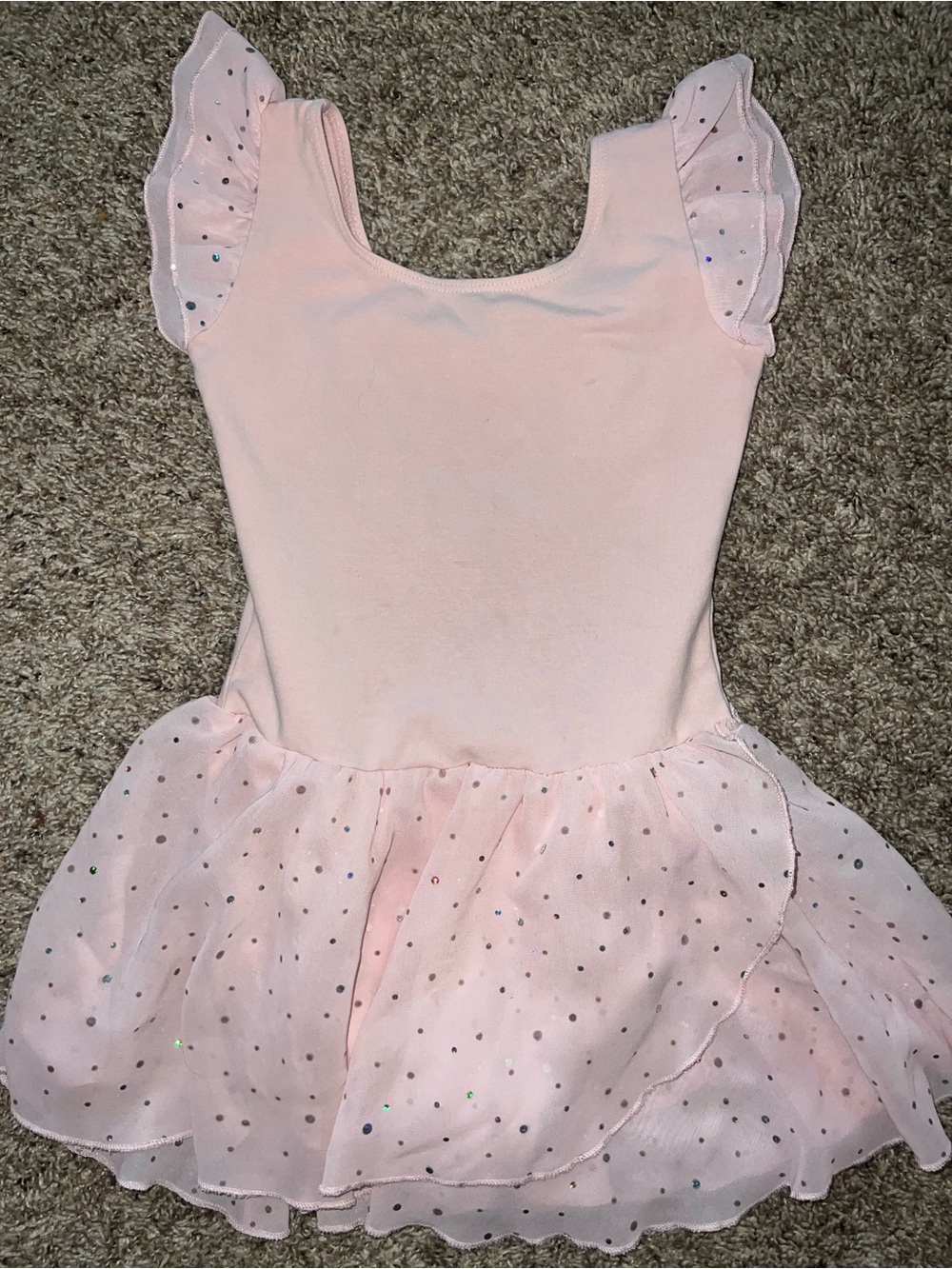 Arshiner Girls Pink Sparkle Tulle Dance Ballet Dress Small